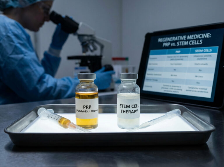 Main Differences Between PRP and Stem Cell Therapy